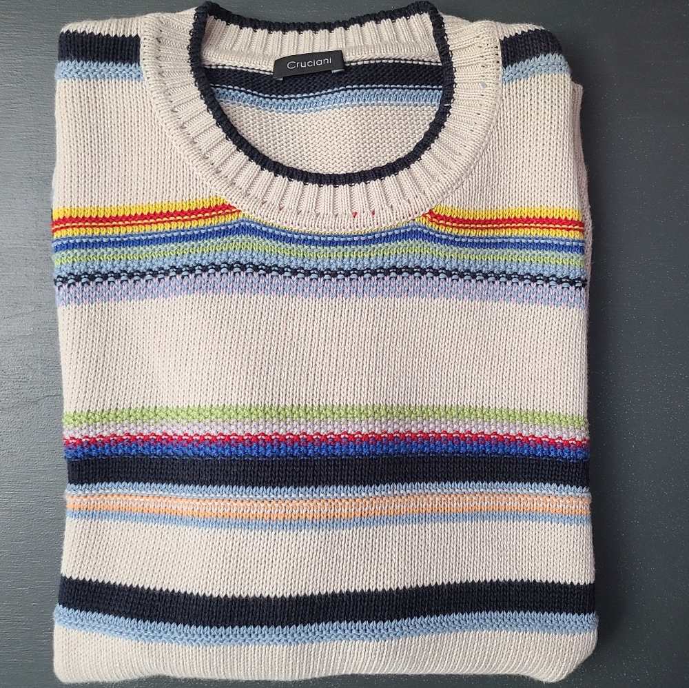 CRUCIANI hand-knotted sweater
